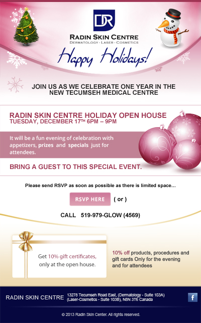 Radin Skin Centre Open House