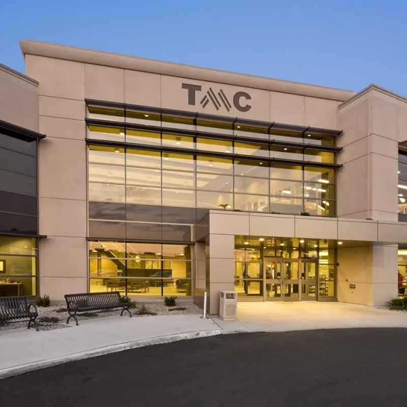 TMMC Building at night